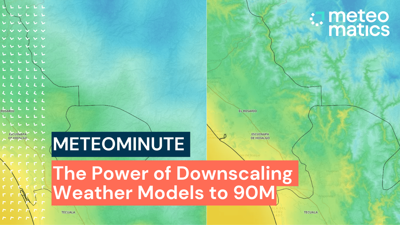 Downscaling: Weather Data Post-Processing | Meteomatics