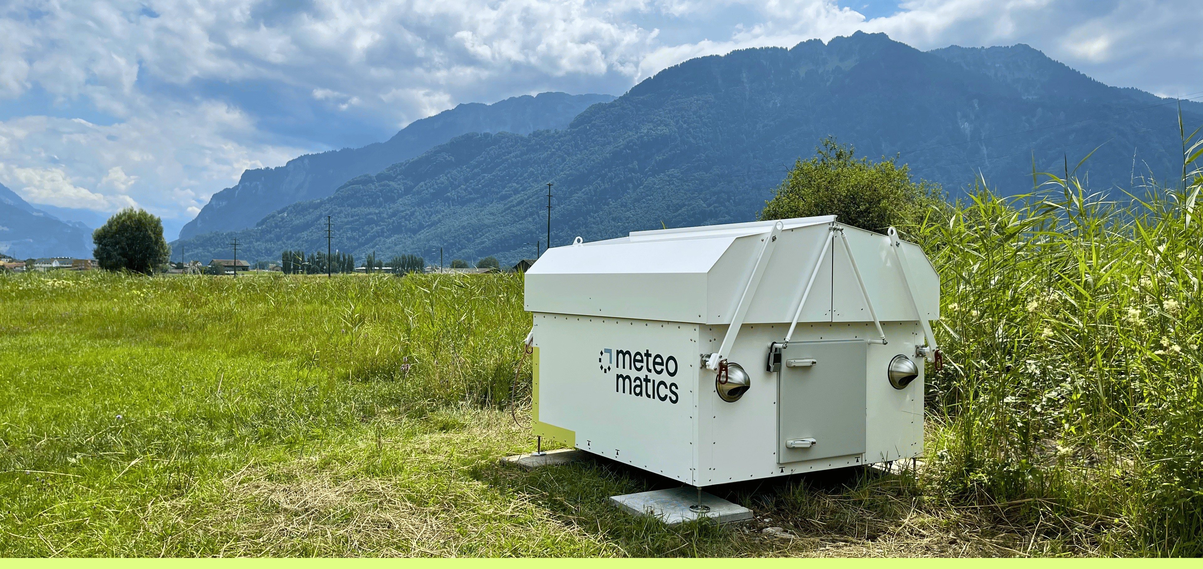 Meteobase in Schänis, Switzerland