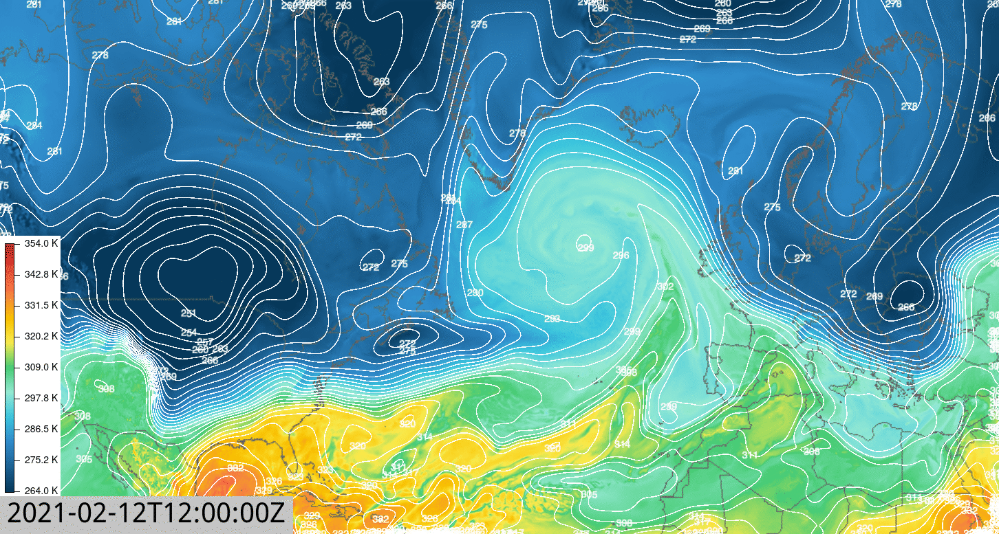 Theta e polar vortex